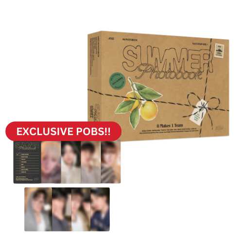 ATEEZ ホンジュンSUMMER PHOTOBOOK 2024 yes24特典 Unboxing ATEEZ 2024 Summer Photobook + Yes24 POBs - YouTube