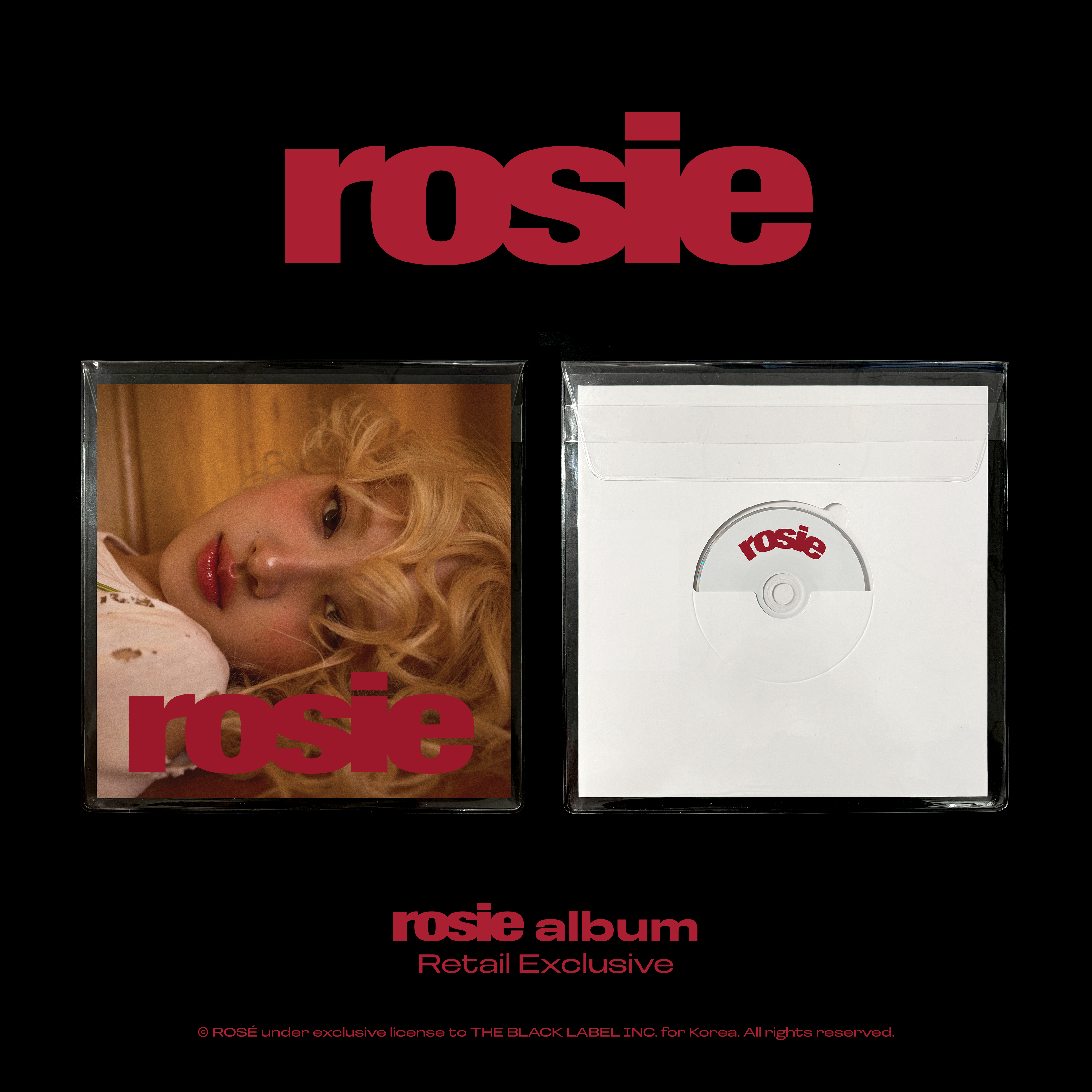 【新品、本物、当店在庫だから安心】 ROSÉ (Retail [rosie] Album Studio 1st - (BLACKPINK) K-POP・アジア