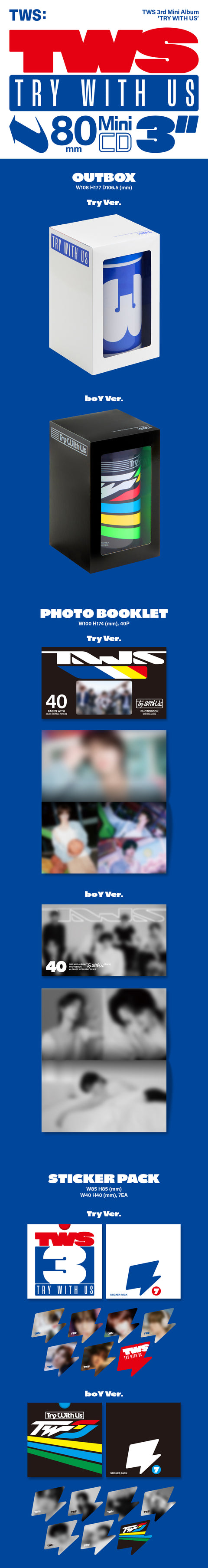 TWS - 3rd mini album ‘TRY WITH US’ (+applemusic P.O.B)