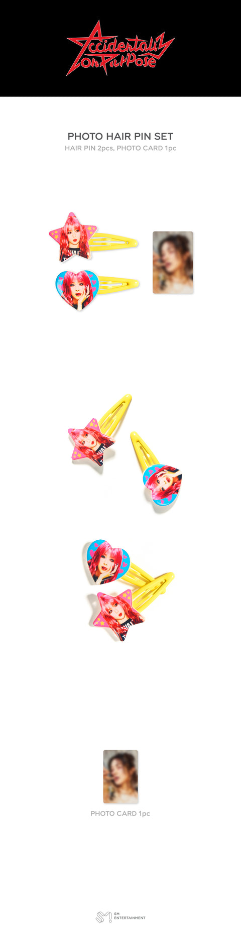 SEULGI 'Accidentally On Purpose - The 2nd Mini Album' MD (PHOTO HAIR PIN SET)