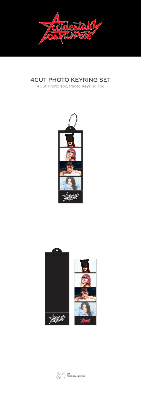 SEULGI 'Accidentally On Purpose - The 2nd Mini Album' MD (4 CUT PHOTO KEYRING SET)