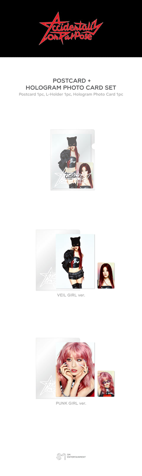 SEULGI 'Accidentally On Purpose - The 2nd Mini Album' MD (POSTCARD + HOLOGRAM PHOTO CARD SET)
