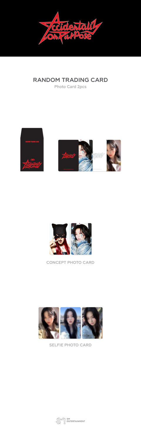 SEULGI 'Accidentally On Purpose - The 2nd Mini Album' MD (RANDOM TRADING CARD SET)
