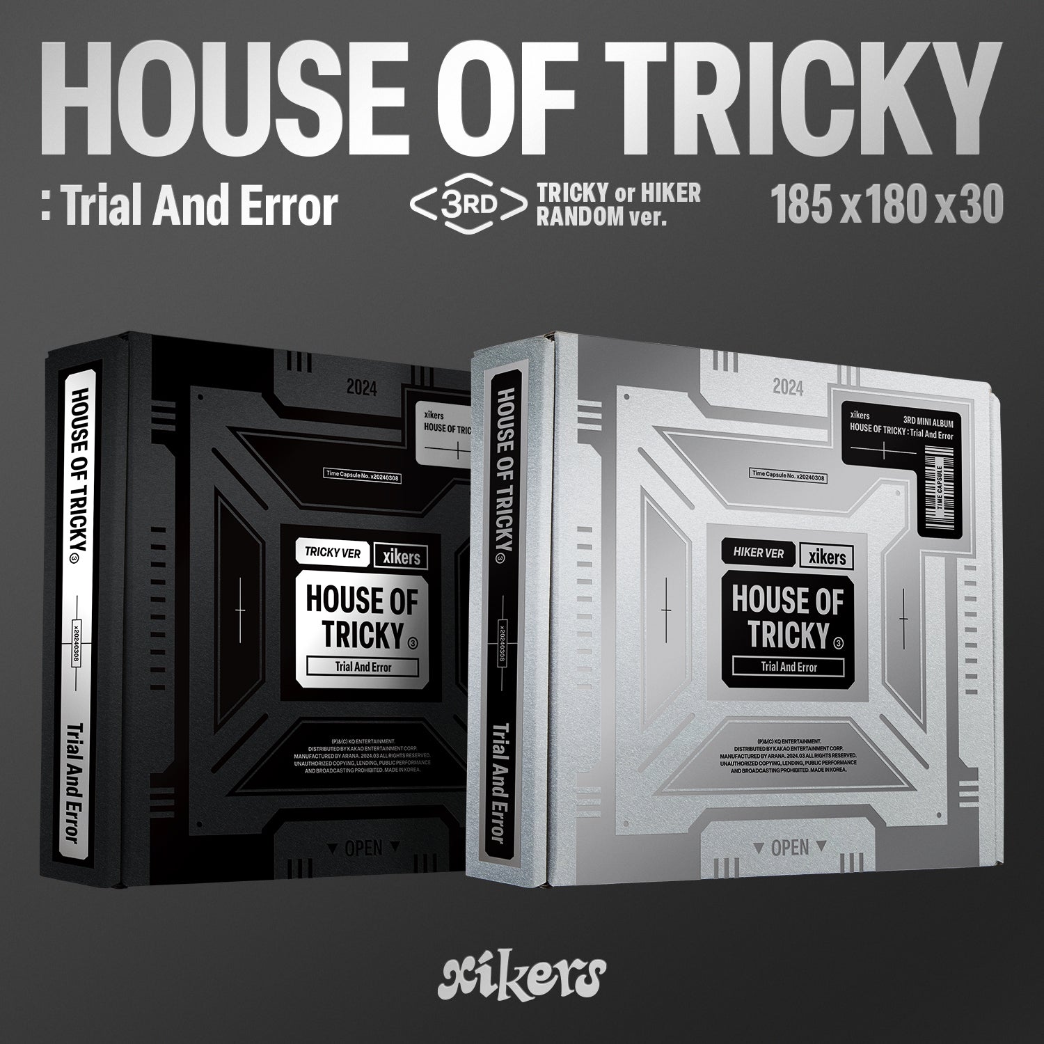 xikers - 3RD MINI ALBUM [HOUSE OF TRICKY : Trial And Error 