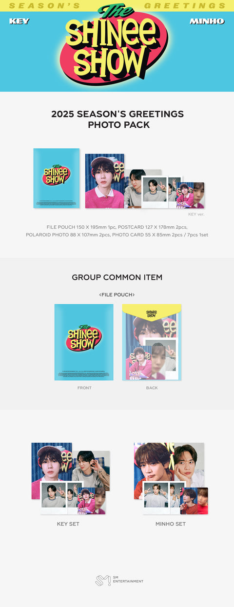 [PRE-ORDER] SHINEE [2025 SM ARTIST SEASON'S GREETINGS MD] PHOTO PACK