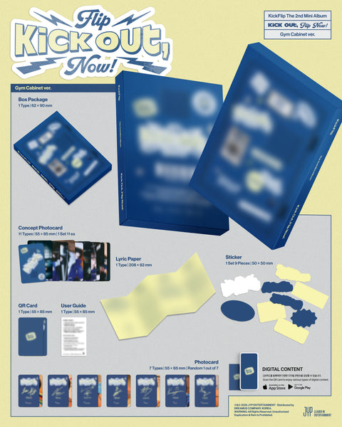[PRE-ORDER] KickFlip - 2nd mini album [Kick Out, Flip Now!] (Platform Ver.)