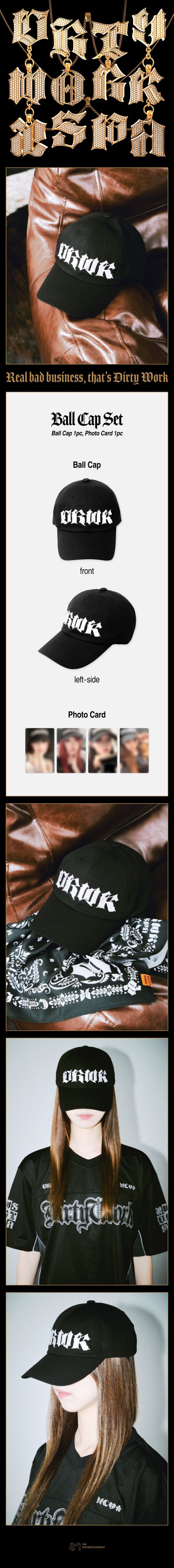 [PRE-ORDER] aespa - Single [Dirty Work] MD BALL CAP