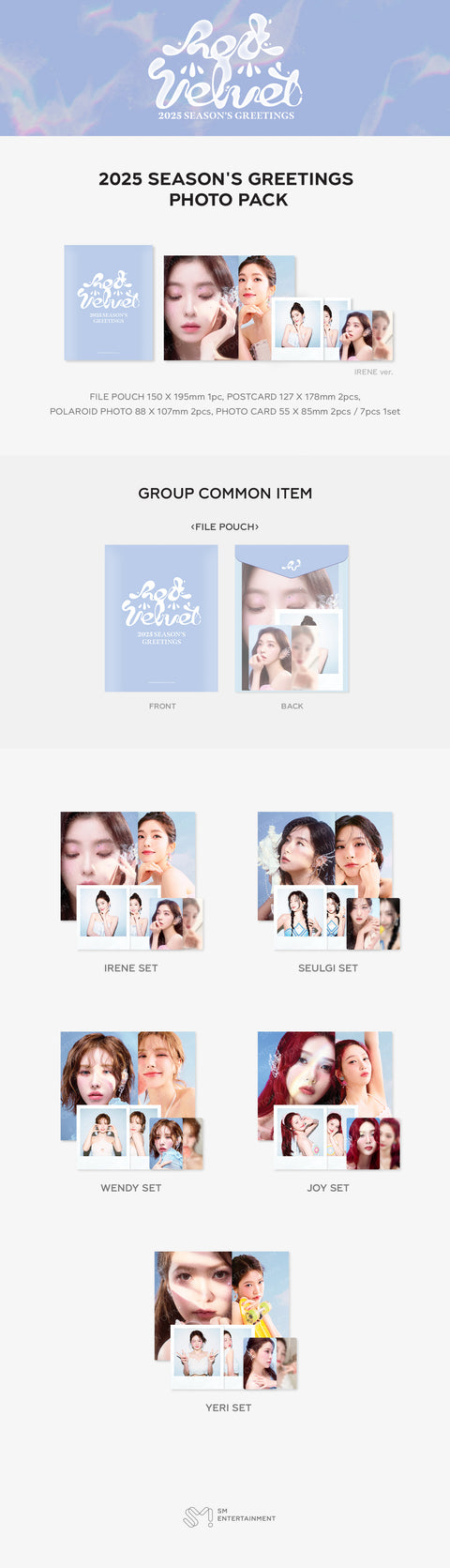 [PRE-ORDER] RED VELVET [2025 SM ARTIST SEASON'S GREETINGS MD] PHOTO PACK