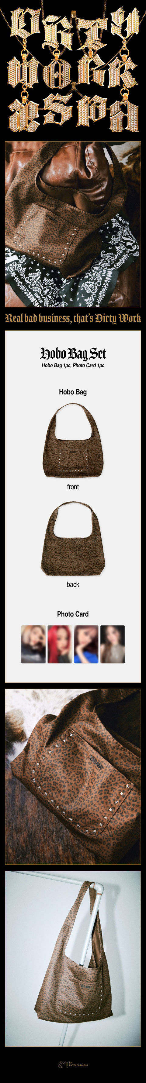 [PRE-ORDER] aespa - Single [Dirty Work] MD HOBO BAG