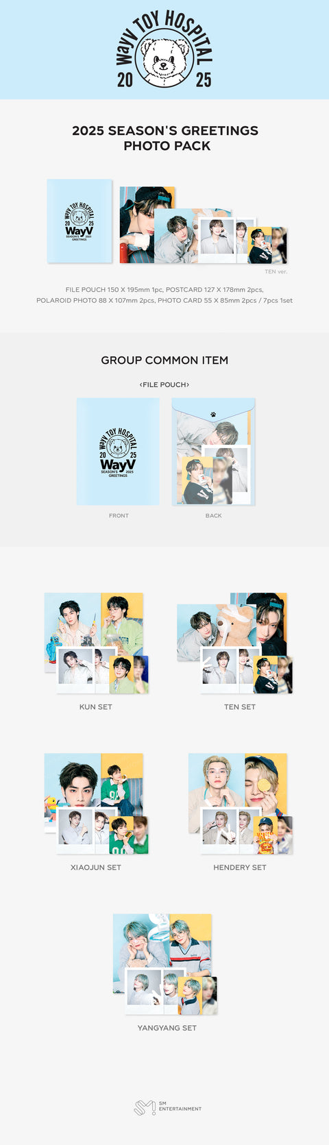 [PRE-ORDER] WayV [2025 SM ARTIST SEASON'S GREETINGS MD] PHOTO PACK