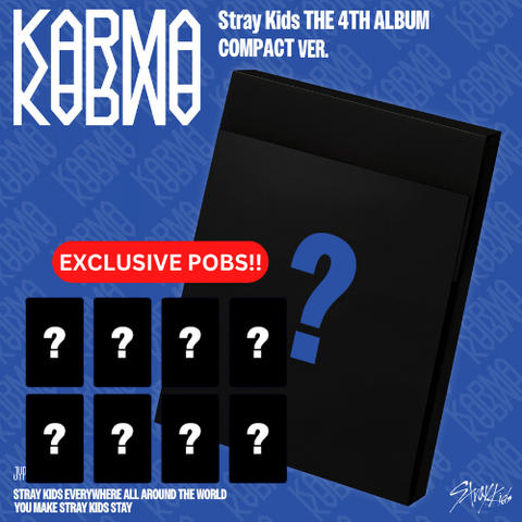 [PRE-ORDER] Stray Kids - 4th Full Album [KARMA] (COMPACT VER.) (+ ALADIN P.O.B)