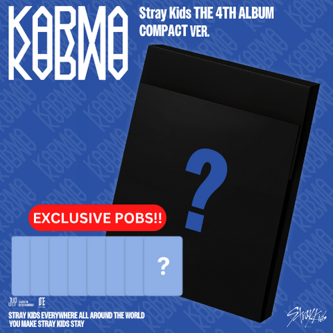 [PRE-ORDER] Stray Kids - 4th Full Album [KARMA] (COMPACT VER.) (+ BLUE DREAM MEDIA P.O.B)