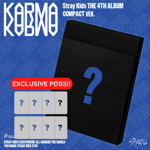 [PRE-ORDER] Stray Kids - 4th Full Album [KARMA] (COMPACT VER.)(+ MUSICPLANT P.O.B)