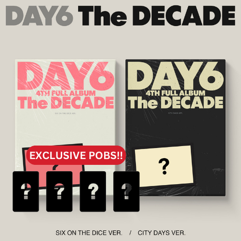 [PRE-ORDER] DAY6 - 4th Full Album [The DECADE] (2 TYPES Random) (+ applemusic P.O.B)