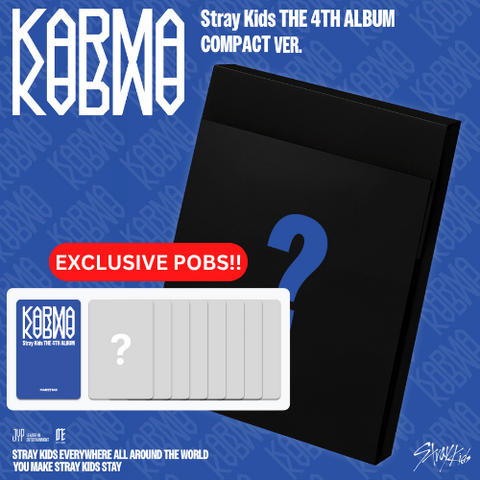 [PRE-ORDER] Stray Kids - 4th Full Album [KARMA] (COMPACT VER.) (+ MAKESTAR P.O.B)