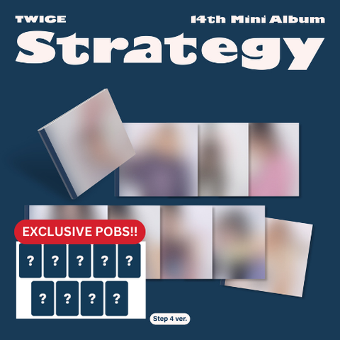 [PRE-ORDER] TWICE - 14th Mini Album [STRATEGY] (Step 4 Ver.) (+applemusic P.O.B)