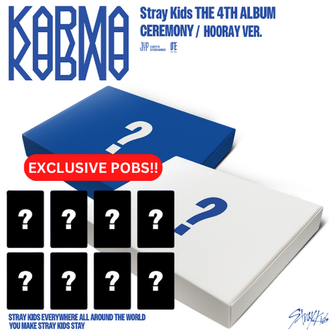 [PRE-ORDER] Stray Kids - 4th Full Album [KARMA] (2 TYPES Random) (+ ALADIN P.O.B)