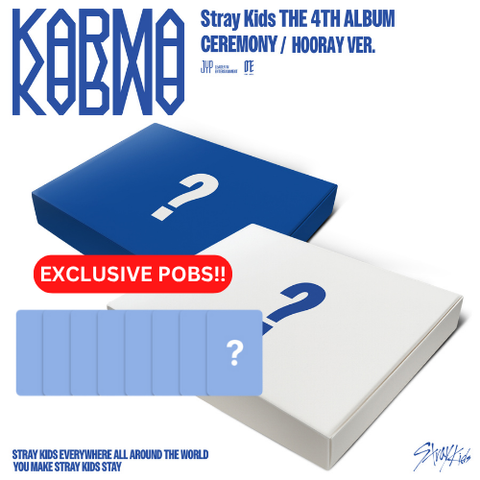 [PRE-ORDER] Stray Kids - 4th Full Album [KARMA] (2 TYPES Random) (+ BLUE DREAM MEDIA P.O.B)