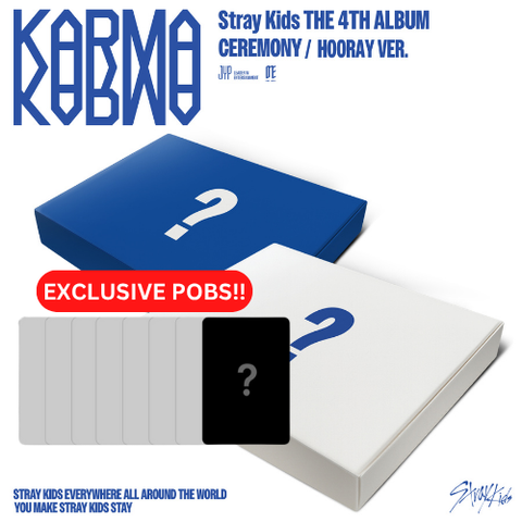 [PRE-ORDER] Stray Kids - 4th Full Album [KARMA] (2 TYPES Random) (+ yes24 P.O.B)