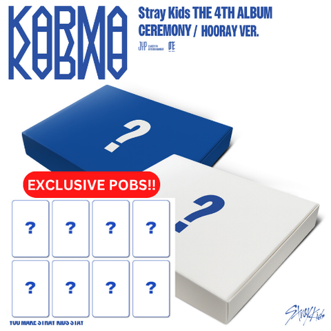 [PRE-ORDER] Stray Kids - 4th Full Album [KARMA] (2 TYPES Random) (+ soundwave P.O.B)