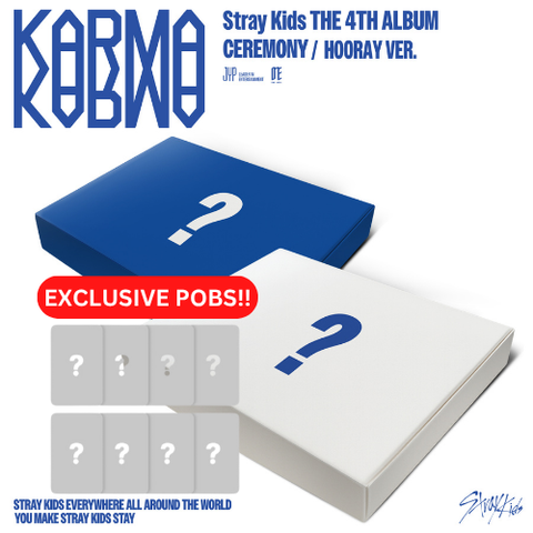 [PRE-ORDER] Stray Kids - 4th Full Album [KARMA] (2 TYPES Random) (+ MUSICPLANT P.O.B)