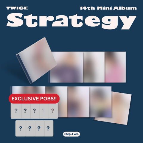 [PRE-ORDER] TWICE - 14th Mini Album [STRATEGY] (Step 4 Ver.) (+Musicplant P.O.B)