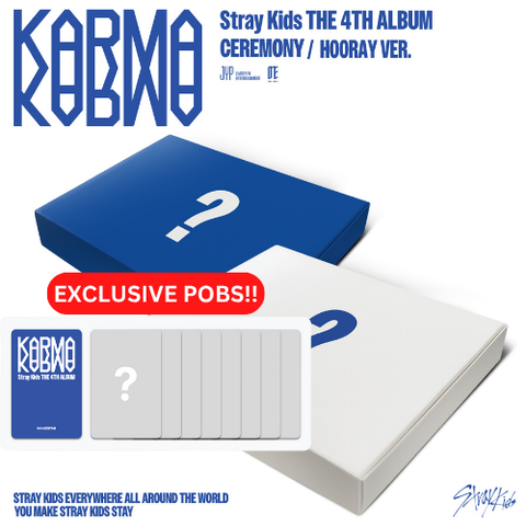 [PRE-ORDER] Stray Kids - 4th Full Album [KARMA] (2 TYPES Random) (+ MAKESTAR P.O.B)