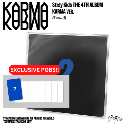 [PRE-ORDER] Stray Kids - 4th Full Album [KARMA] (KARMA VER.) (Limited VER.) (+ FANS SHOP P.O.B)
