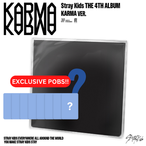 [PRE-ORDER] Stray Kids - 4th Full Album [KARMA] (KARMA VER.) (Limited VER.) (+ BLUE DREAM MEDIA P.O.B)