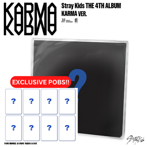 [PRE-ORDER] Stray Kids - 4th Full Album [KARMA] (KARMA VER.) (Limited VER.) (+ soundwave P.O.B)