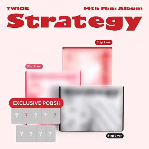 [PRE-ORDER] TWICE - 14th Mini Album [STRATEGY] (+Musicplant P.O.B)