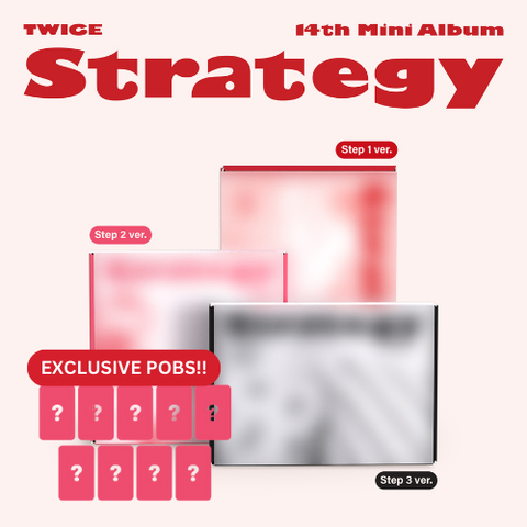 [PRE-ORDER] TWICE - 14th Mini Album [STRATEGY] (+applemusic P.O.B)