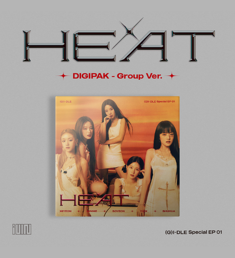 [SFKOREA] (G)I-DLE - Special Album [HEAT] (DIGIPACK - Group Ver.)