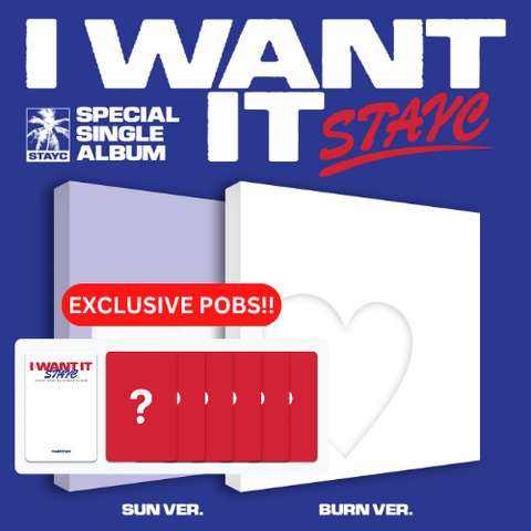 [PRE-ORDER] STAYC - Special Single : I WANT IT (2 TYPES Random) (+ Makestar P.O.B)