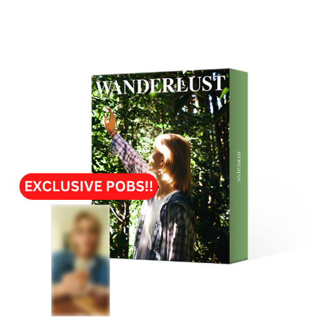 [PRE-ORDER] JEONGHAN 'WANDERLUST' PHOTOBOOK ( + MUSICPLANT P.O.B)