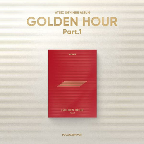 [PRE-ORDER] ATEEZ - 10TH MINI ALBUM [GOLDEN HOUR : Part.1] (POCA Ver.)