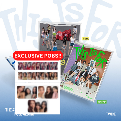 [PRE-ORDER] TWICE - 4th Full Album [THIS IS FOR] (+MUSICPLANT_Lucky Draw P.O.B)
