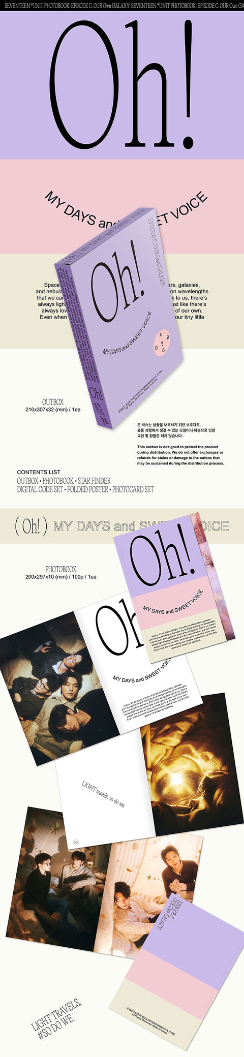 [SFKOREA] SEVENTEEN UNIT PHOTOBOOK EPISODE C (+ MUSICPLANT P.O.B)
