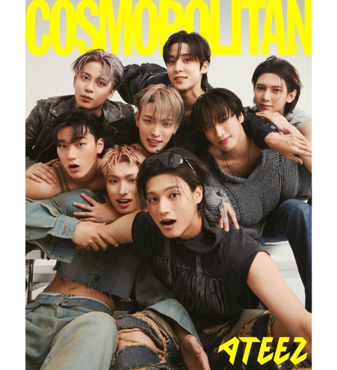 COSMOPOLITAN 2023.08 x ATEEZ A TYPE (GROUP PHOTO)