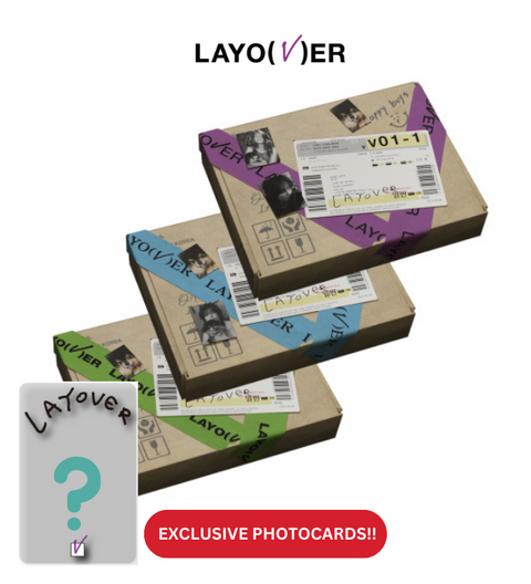 V (BTS) - Layover (Random Ver.) (with Soundwave Exclusive Photocards)