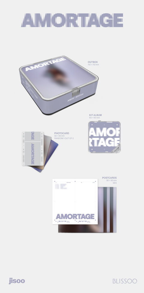 [PRE-ORDER] JISOO - mini album [AMORTAGE] (APP Ver.)