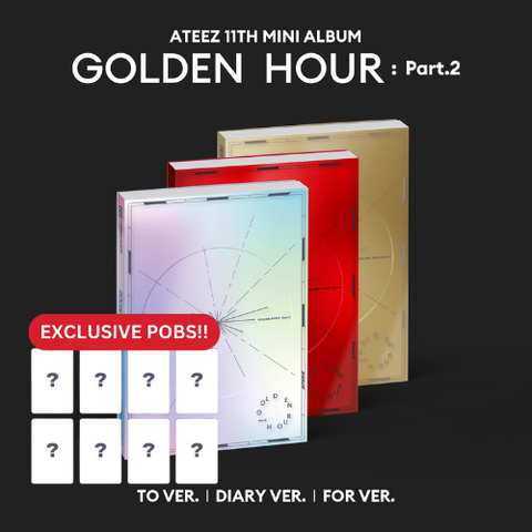 [PRE-ORDER] ATEEZ - 11th Mini Album [GOLDEN HOUR : Part.2] (+soundwave P.O.B)