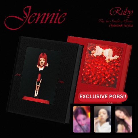 [PRE-ORDER] JENNIE - The 1st Studio Album [Ruby] (Photobook – Jane Version) (+APPLEMUSIC P.O.B)