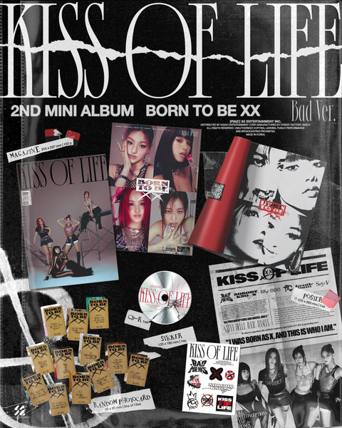 KISS OF LIFE - 2ND MINI ALBUM [Born to be XX] (with Whosfan Store Exclusive Benefits)
