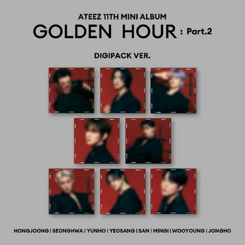 [SFKOREA] ATEEZ - 11th Mini Album [GOLDEN HOUR : Part.2] (Digipack Ver.)