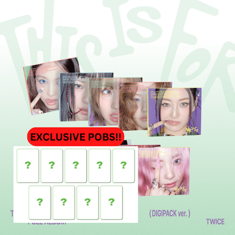 [PRE-ORDER] TWICE - 4th Full Album [THIS IS FOR] (DIGIPACK ver.) (Soundwave P.O.B)