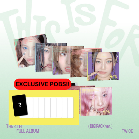 [PRE-ORDER] TWICE - 4th Full Album [THIS IS FOR] (DIGIPACK ver.) (+FANS SHOP P.O.B)