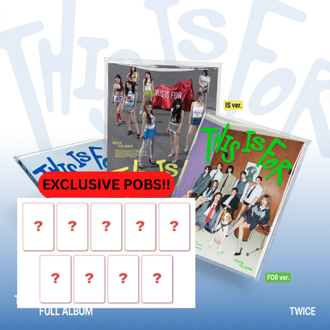 [SFKOREA] TWICE - 4th Full Album [THIS IS FOR] (+Soundwave P.O.B)