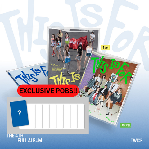 [PRE-ORDER] TWICE - 4th Full Album [THIS IS FOR] (+FANS SHOP P.O.B)