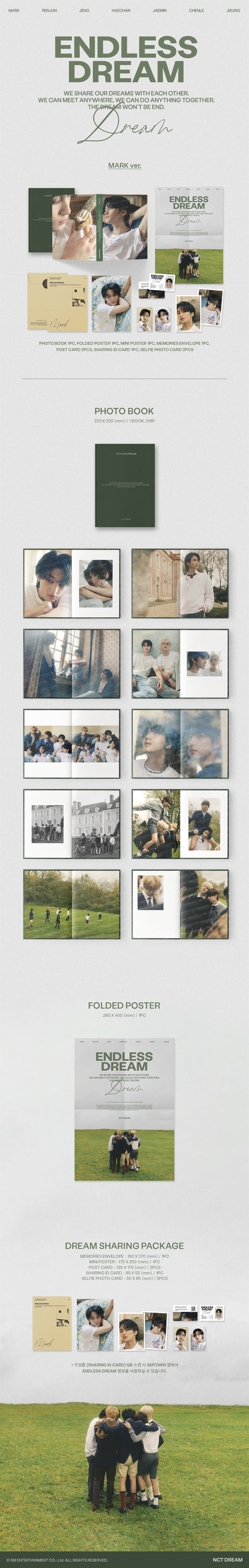 [PRE-ORDER] NCT DREAM - NCT DREAM PHOTOBOOK [ENDLESS DREAM] (MARK Ver.)